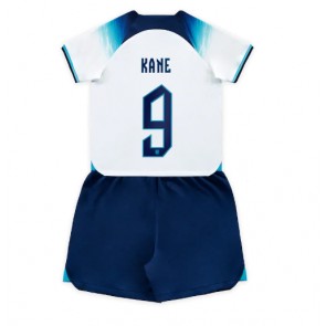 Engleska Harry Kane #9 Domaci Dres za Dječji SP 2022 Kratak Rukavima (+ kratke hlače)